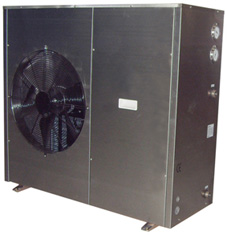 Eco Airpump ECO9.5 air source heat pump stainless steel